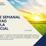 REPORTE SEMANAL ACTIVIDAD AGRÍCOLA PROVINICIAL 29-07-2024