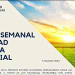 Reporte semanal actividad agricola provincial 14-10-2024