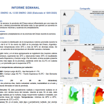 Informe semanal del 6 al 11 de enero del 2025