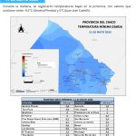 Temperatura minimas registradas 11 de mayo