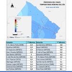 Temperaturas mínimas registradas 16 de junio 2026