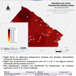 Temperatura maxima diaria registrada de 4 de Febrero