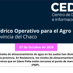 Balance hidrico Operativo para el agro (BHOA) 07/10
