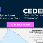 Precipitaciones eventuales 02/10