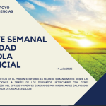 Reporte semanal agricola 14 julio 2025