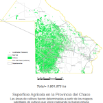 Superficie agricola de la provincia del Chaco